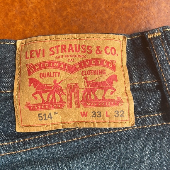 Mens Levi Strauss 514 size 33x32 - Picture 4 of 8